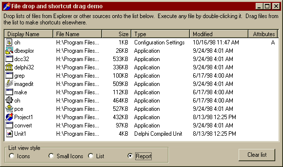 UnitOOPS OLE Drag and Drop Components - Drag and drop VCL components