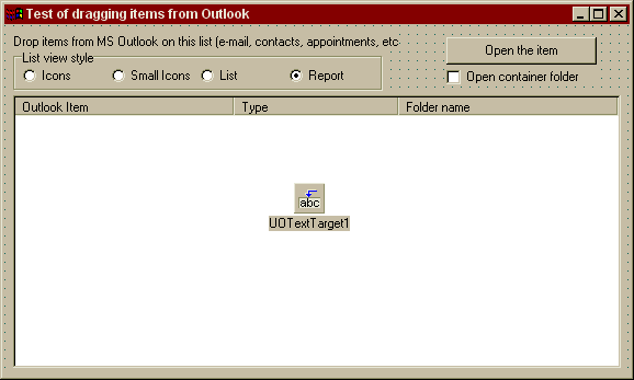 Design-time form image